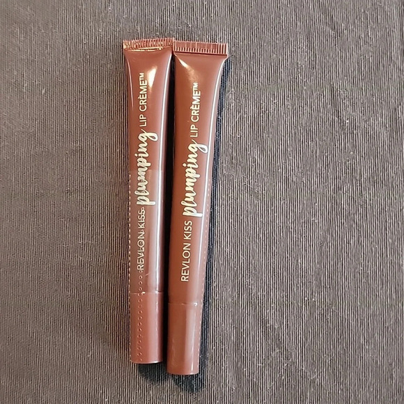 Revlon Other - (2) Revlon Kiss Plumping Lip Creme-515 Almond Suede